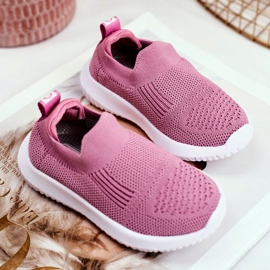 Apawwa Zapatillas Deportivas Infantiles Slip-On Rosa Eltros 2
