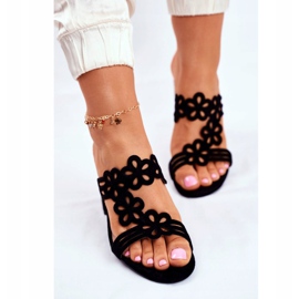 Pantuflas de Mujer Elegantes en un Bar Sergio Leone Negro SK031 3