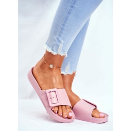 Pantuflas de Mujer Big Star con Hebilla Rosa FF274A387 rosado 1