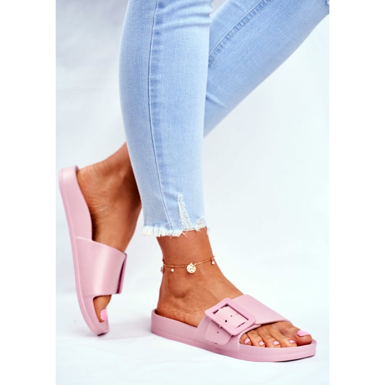 Pantuflas de Mujer Big Star con Hebilla Rosa FF274A387 rosado 2