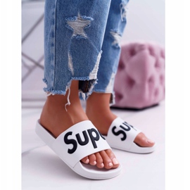 PS1 Pantuflas Blancas Mujer Super Losaria blanco 1