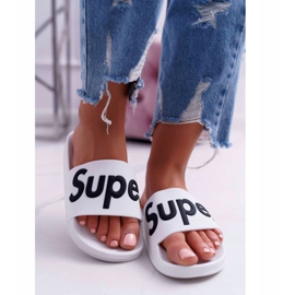 PS1 Pantuflas Blancas Mujer Super Losaria blanco 2