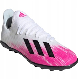 Botas de fútbol adidas X 19.3 Tf Jr EG7174 multicolor blanco 3
