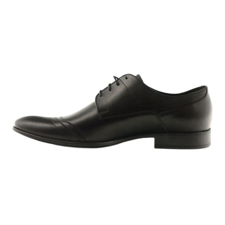 Zapatos bajos de hombre en piel Pilpol 1099 negro 3