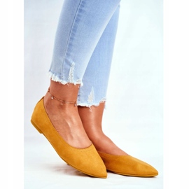 PS1 Bailarinas Mujer Eco-Suede Amarillo Bellissima 1