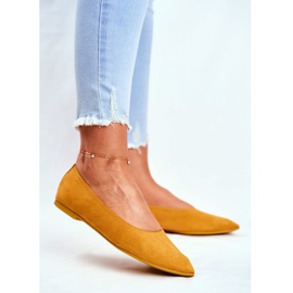 PS1 Bailarinas Mujer Eco-Suede Amarillo Bellissima 2