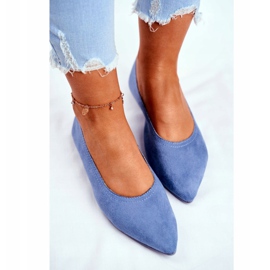 SEA Bailarinas Mujer Eco-Suede Azul Bellissima 4