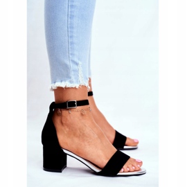 Sandalias Mujer Eco-Suede Sergio Leone Negras SK839 negro 5