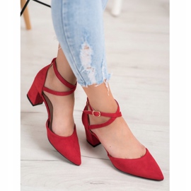 Evento Bombas de gamuza rojo 2