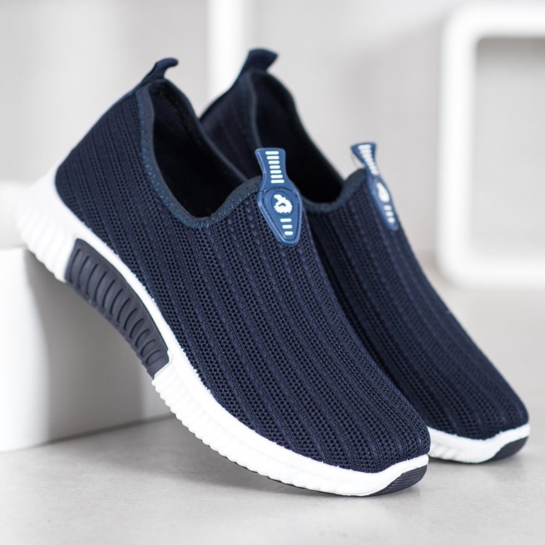 SHELOVET Calzado deportivo calado azul 2