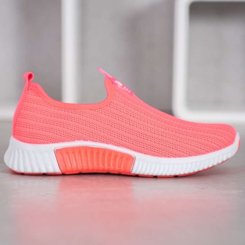 SHELOVET Calzado deportivo calado rosa 2