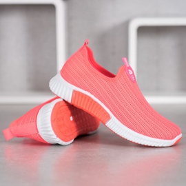 SHELOVET Calzado deportivo calado rosado 3