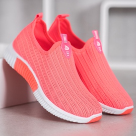 SHELOVET Calzado deportivo calado rosado 4