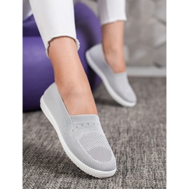 Via Giulia  Slipons grises 3