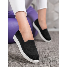 Via Giulia  Slipons en la plataforma negro 1 Via Giulia  Slipons en la plataforma negro 1