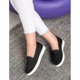 Via Giulia  Slipons en la plataforma negro 2 Via Giulia  Slipons en la plataforma negro 2