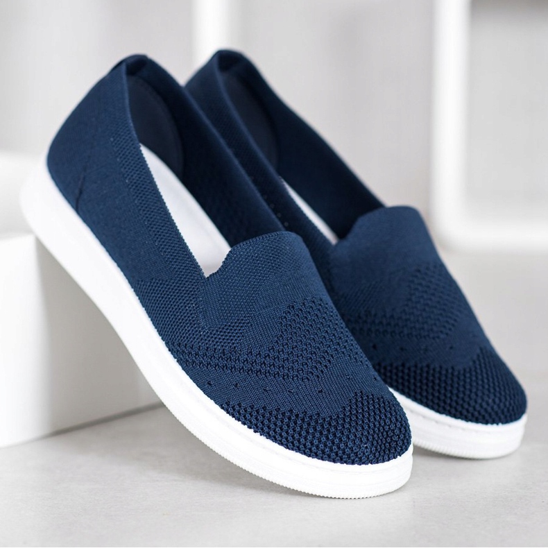 Via Giulia  Slipons en la plataforma azul 2 Via Giulia  Slipons en la plataforma azul 2