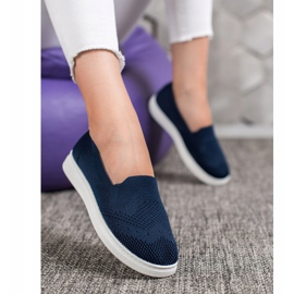 Via Giulia  Slipons en la plataforma azul 4