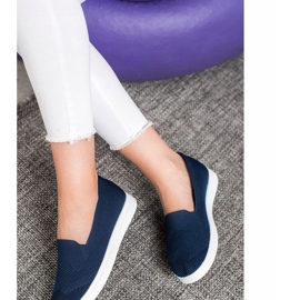 Via Giulia  Slipons en la plataforma azul 1 Via Giulia  Slipons en la plataforma azul 1