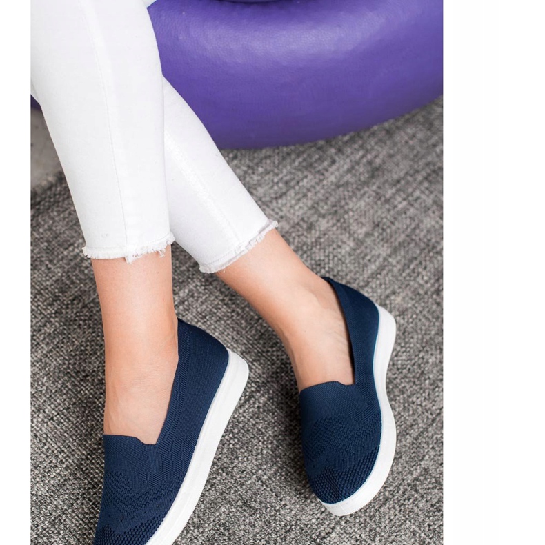 Via Giulia  Slipons en la plataforma azul 1 Via Giulia  Slipons en la plataforma azul 1