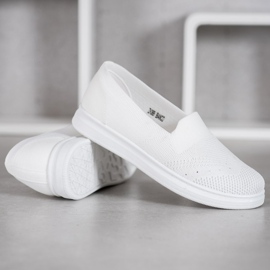 Via Giulia  Slipons en la plataforma blanco 3