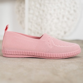Via Giulia  Zapatillas sin cordones Azur rosado 4