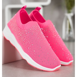 SHELOVET Zapatillas sin cordones rosado 3