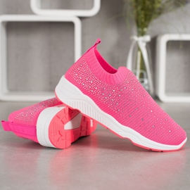 SHELOVET Zapatillas sin cordones rosado 4