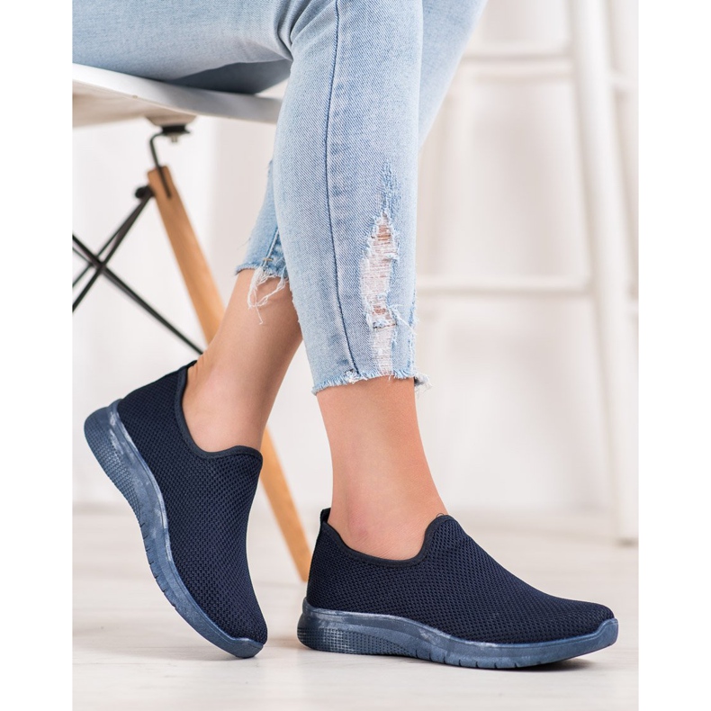 Super Mode Calzado deportivo sin cordones azul marino azul 1