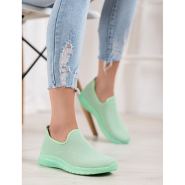 Super Mode Calzado deportivo sin cordones verde 1