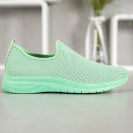 Super Mode Calzado deportivo sin cordones verde 2