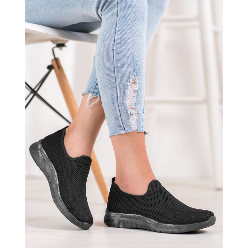 Super Mode Calzado deportivo sin cordones negro 1 Super Mode Calzado deportivo sin cordones negro 1