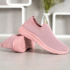 Super Mode Calzado deportivo sin cordones rosado 3