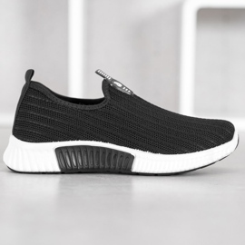 SHELOVET Calzado deportivo calado negro 4