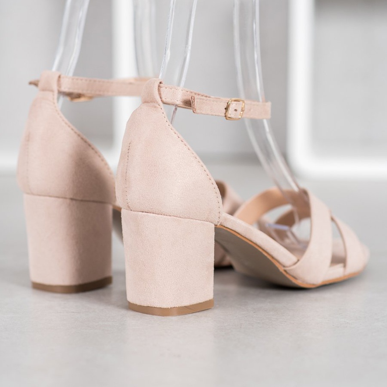 Mannika Sandalias de ante marrón 1