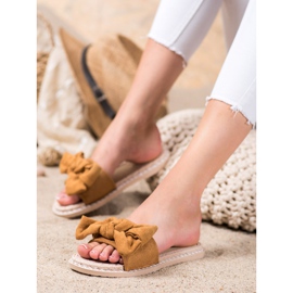 Anesia Paris Zapatillas de gamuza con estilo marrón 3