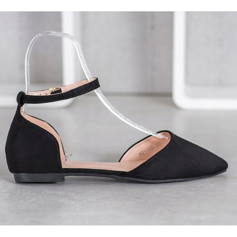 Diamantique Zapatos de salón clásicos con hebilla negro 2