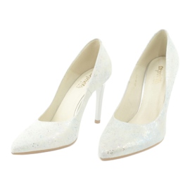 Espinto Zapatos de salón brillantes C-456/96 blanco multicolor 2