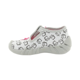 Calzado infantil befado 110P377 rosado gris 1