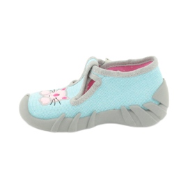 Calzado infantil befado 110P375 azul rosado gris 2