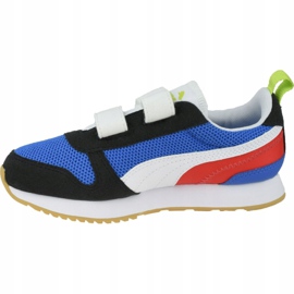 Puma R78 V Ps Jr 373617-03 blanco negro rojo azul 1