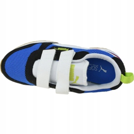 Puma R78 V Ps Jr 373617-03 blanco negro rojo azul 2