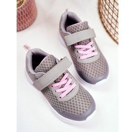 EVE Zapatilla Deportiva Infantil Con Velcro Gris Mirabell 3