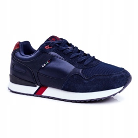 EVE Zapatillas Deportivas Hombre Piel Ante Azul Marino Fonsi 1
