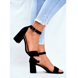 Vinceza Sandalias de ante negras para mujer ¡Más y más! negro 2