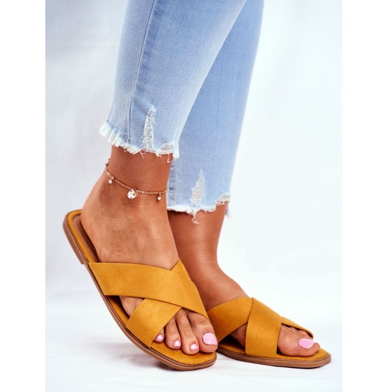 Pantuflas de Mujer, Rayas, Amarillo Filipinas 1