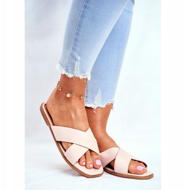 Pantuflas de Mujer, Correas, Cross Beige Filipinas 1 Pantuflas de Mujer, Correas, Cross Beige Filipinas 1