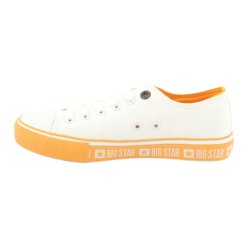 Zapatillas Big Star FF274234 suela amarilla, blanco 1