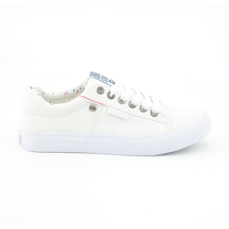 Zapatillas de hombre Big Star atadas blancas AA274511 blanco 2 Zapatillas de hombre Big Star atadas blancas AA274511 blanco 2