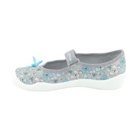 Calzado infantil befado 114Y408 azul gris 1